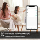 Motor de Cortina Inteligente Anvinne Tuya Wi-Fi/Zigbee com Controle por App e Voz