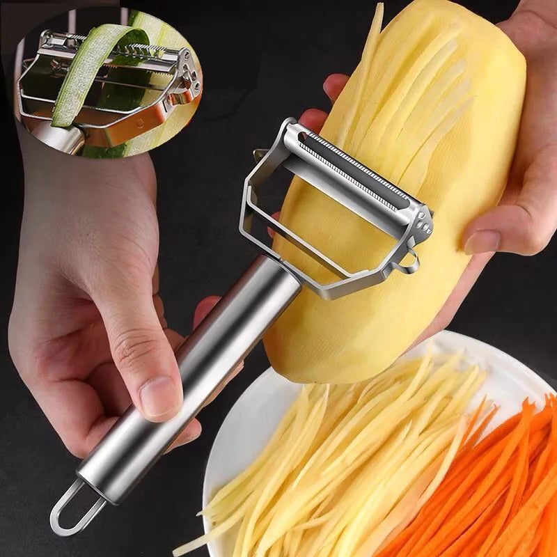 Descascador multifuncional – aço inox para frutas e vegetais