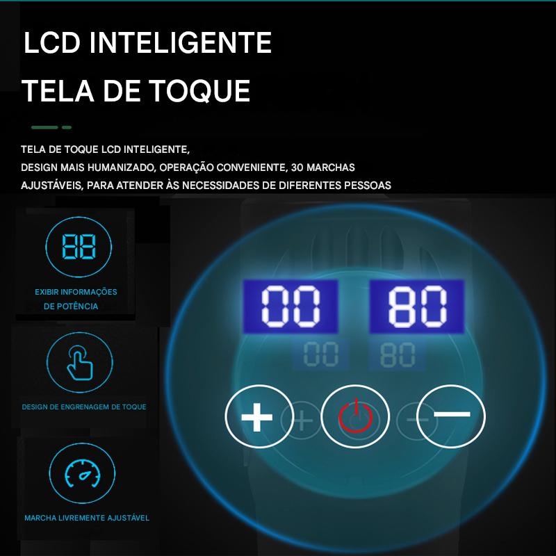 💪 Massage Gun Profissional com Cabeça Quente e Fria – Alívio Muscular, Relaxamento e Modelagem Corporal